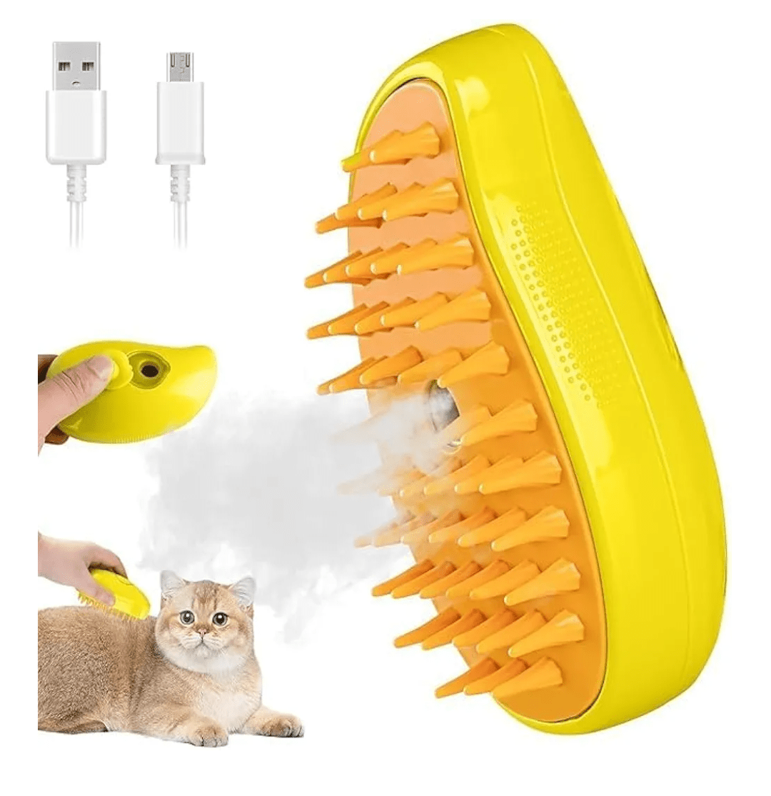 2 in 1 Pet Steam Brush - Buyna