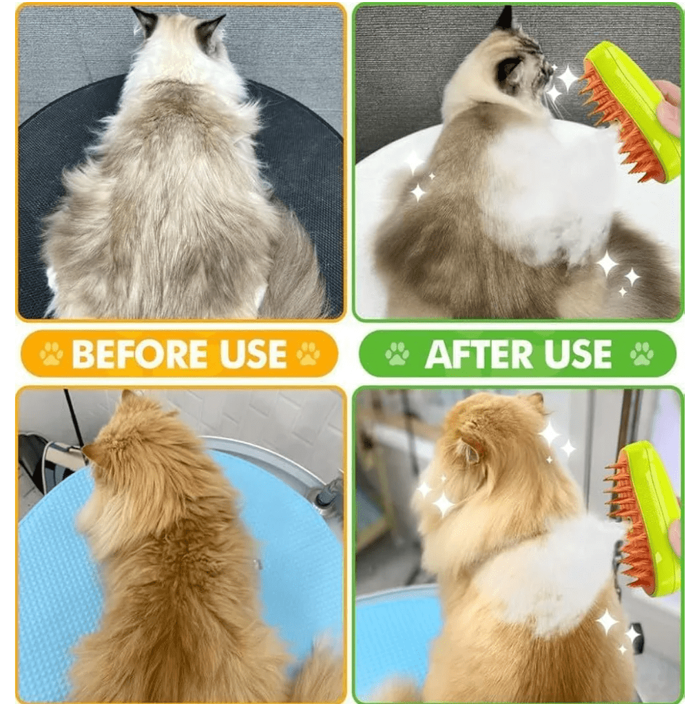 2 in 1 Pet Steam Brush - Buyna