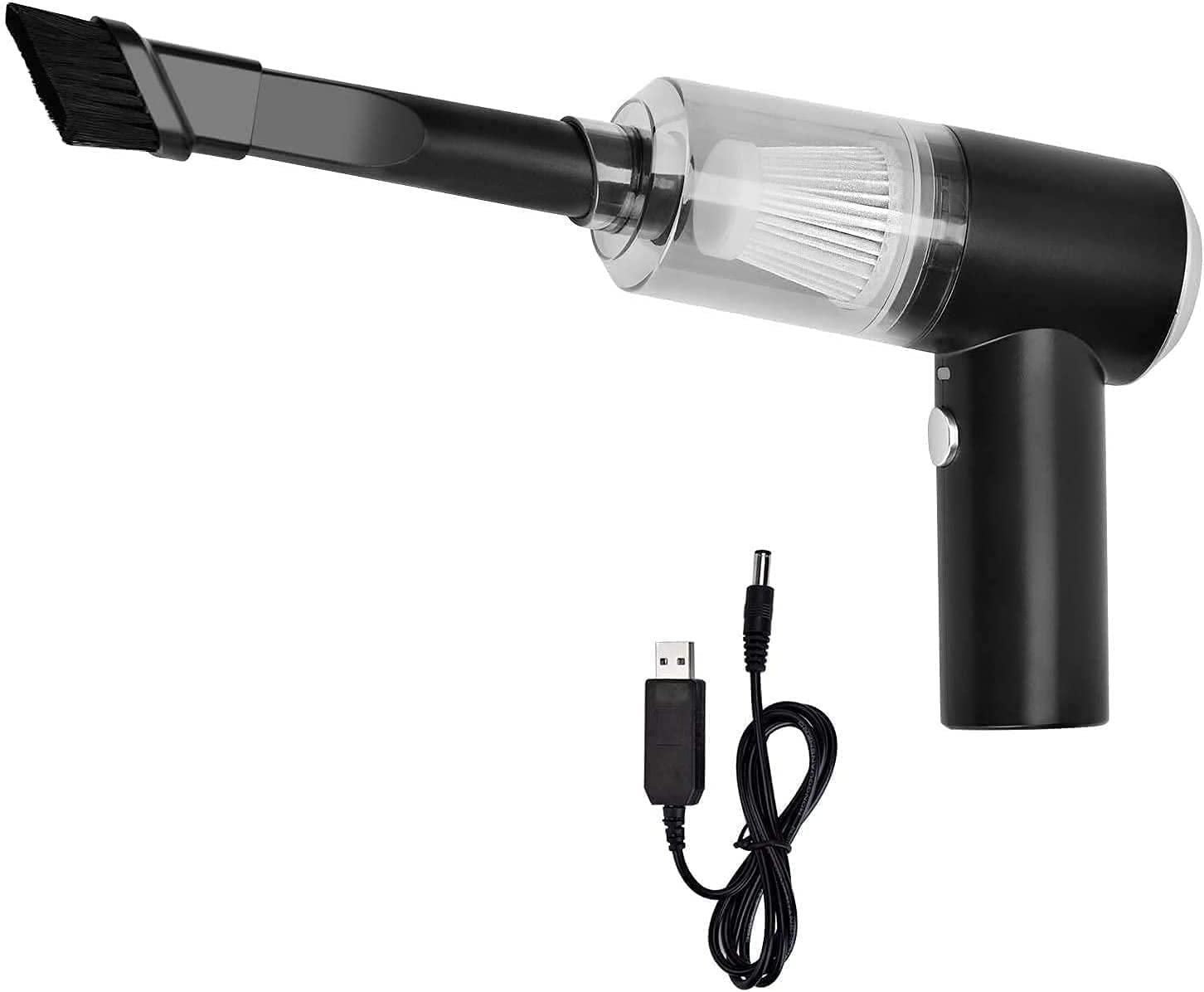 2 in 1 Vacuum Cleaner - Handheld Vacuum Car Cleaner Air Duster Wireless Rechargeable Home - Buyna