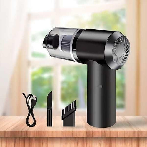 2 in 1 Vacuum Cleaner - Handheld Vacuum Car Cleaner Air Duster Wireless Rechargeable Home - Buyna